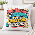 Multitasking Funny DTF Transfer 10 Inch Ready to Press Shirt Decal Pack of 4