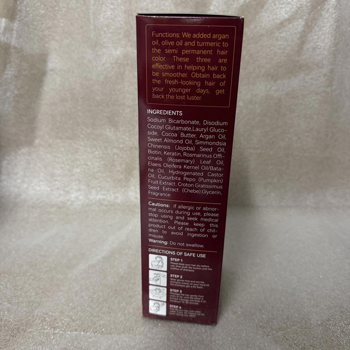 YANYUTONG Red Hair Dye Shampoo 7-in-1 500ml