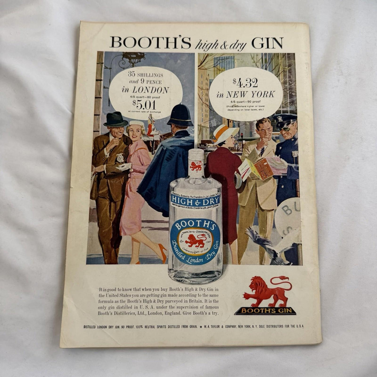 Vintage Playboy 1960 August w/ Centerfold