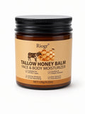Riogr Tallow Honey Balm Face & Body Moisturizer with Raw Honey 120g 4.23oz