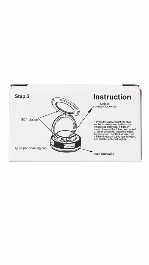 360° Adjustable Magnetic Vacuum Suction Cup Car Phone Holder Mount for MagSafe
