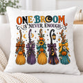 One Broom Is Never Enough Halloween DTF Transfer 10 Inch Pack of 4