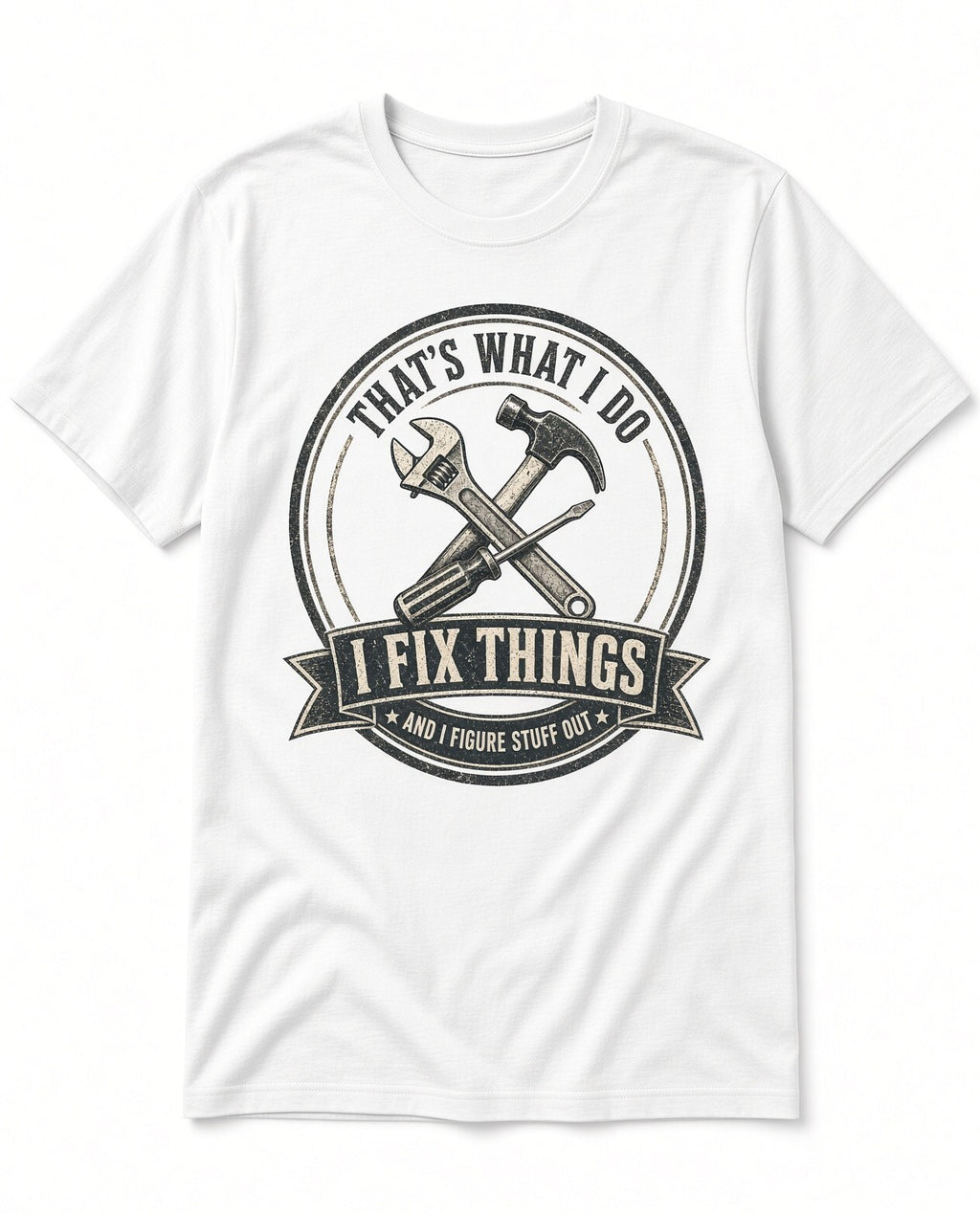 4pk 10" That's What I Do I Fix Things Tools Badge DTF Transfer Ready to Press