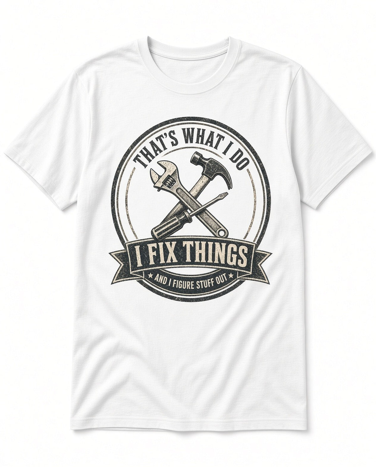 4pk 10" That's What I Do I Fix Things Tools Badge DTF Transfer Ready to Press