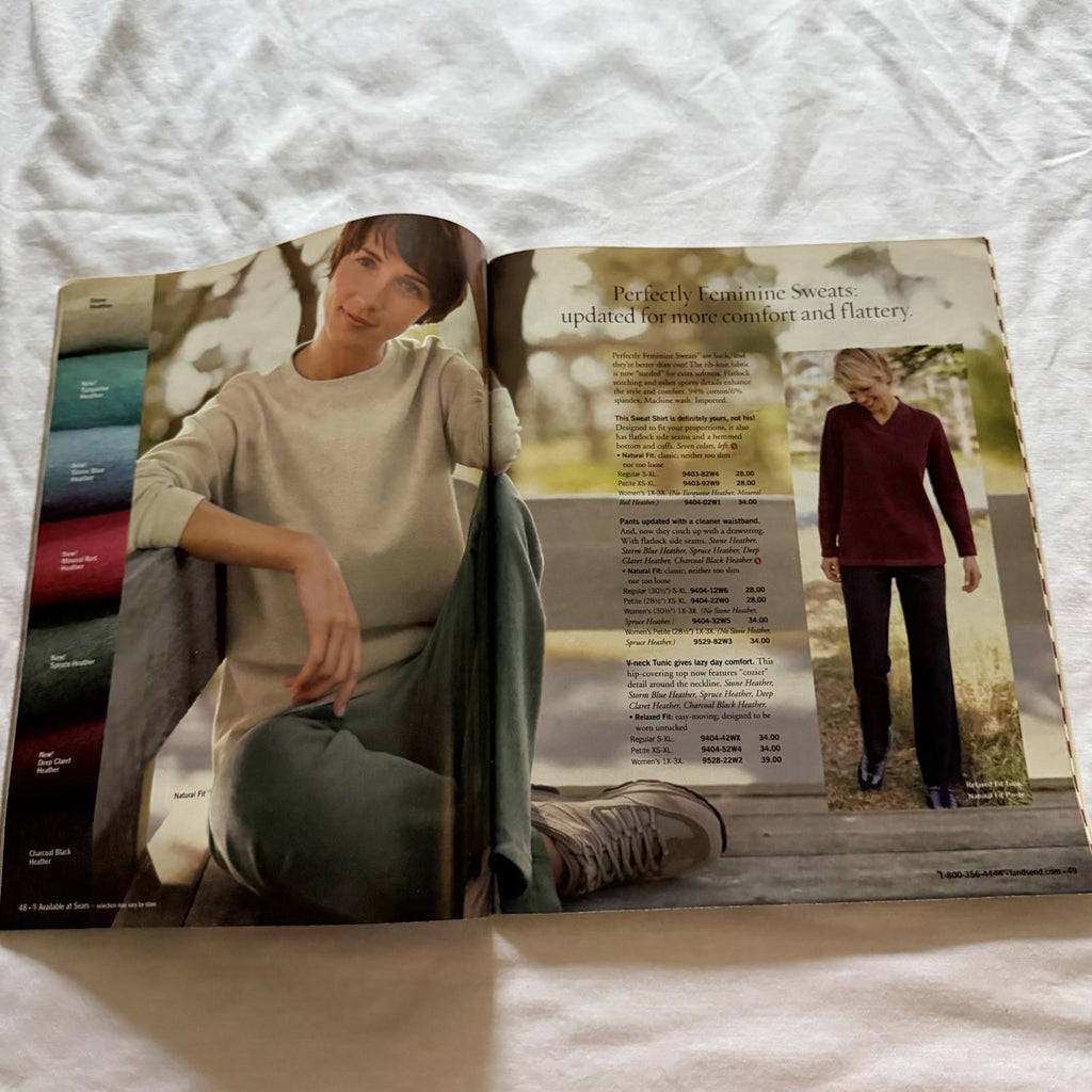 Lands’ End Fall Preview 2004 Catalogs – Women’s Cashmere & Plus Size Editions