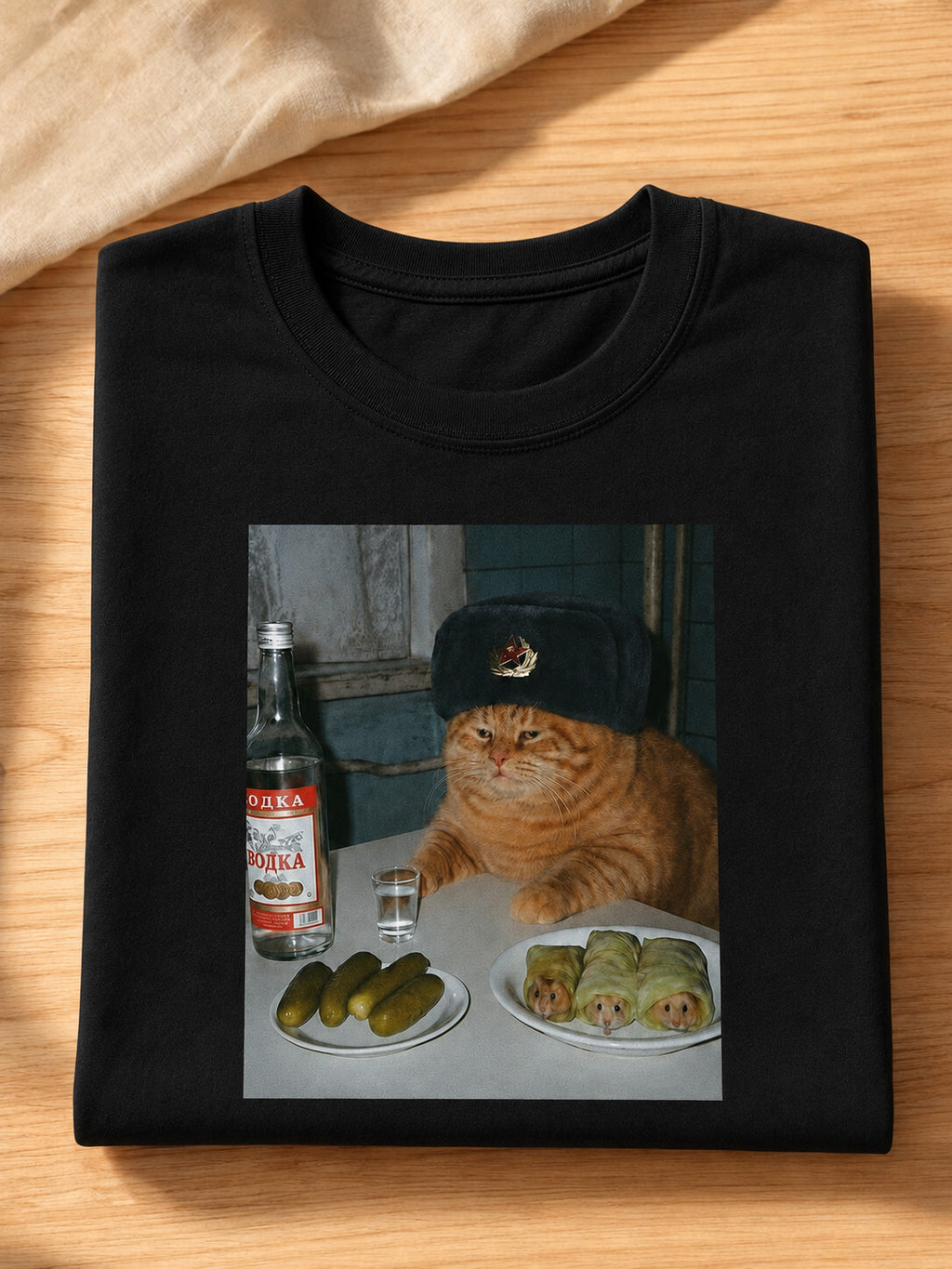Orange Cat Lover Funny Meme Graphic Tee Unisex Adult