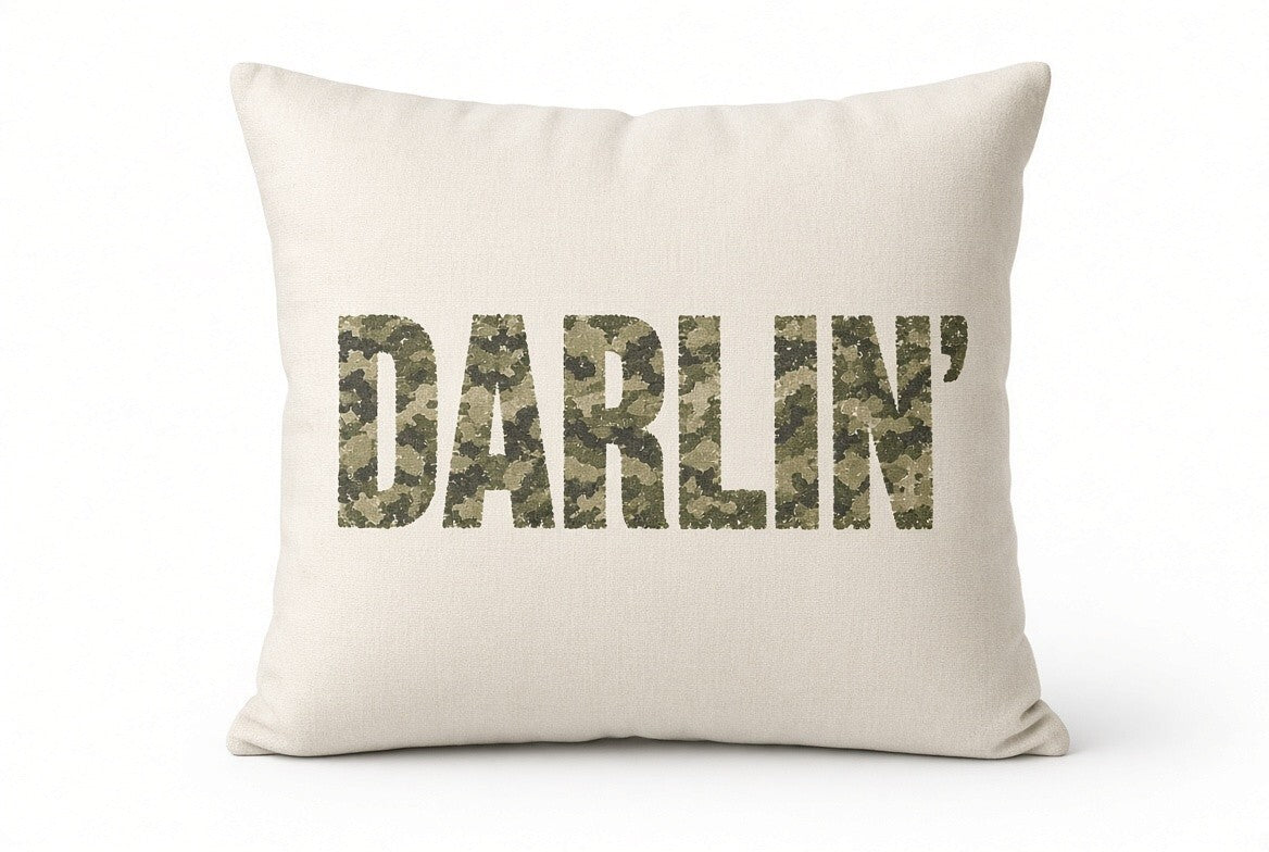 Darlin Camo DTF Transfer 4 Pack 10 Inch Western Country Ready To Press