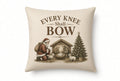 Every Knee Shall Bow DTF Transfer 4 Pack 10 Inch Santa Nativity Ready To Press