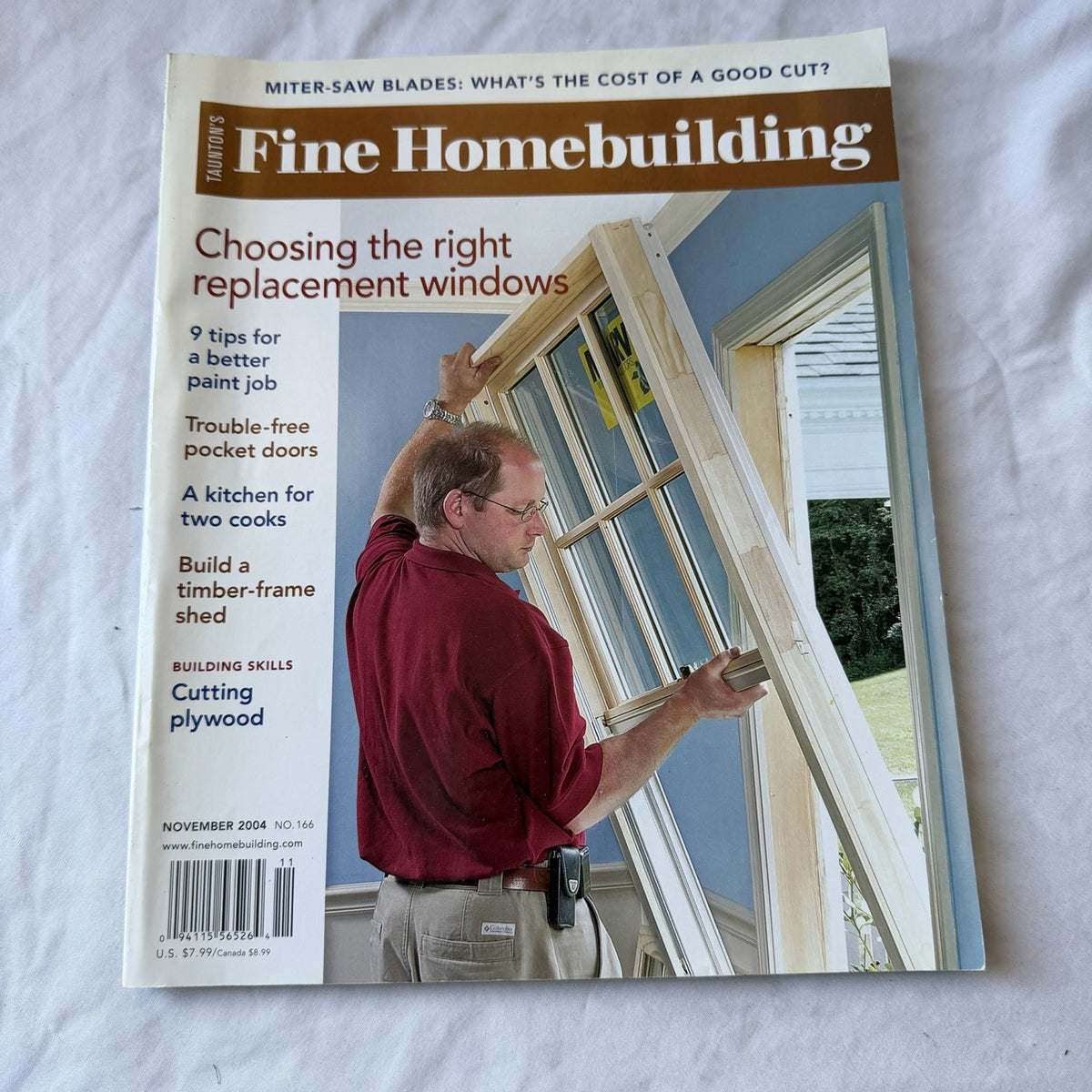 Fine Homebuilding Magazine Nov 2004 Replacement Windows DIY Carpentry