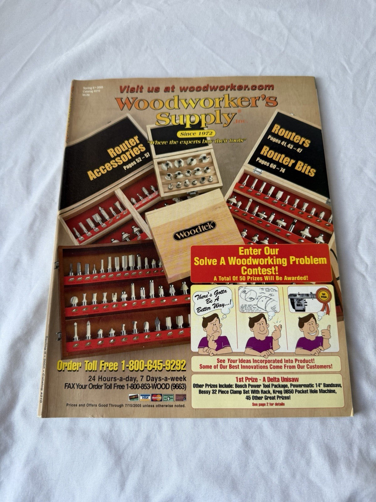 Woodworker’s Supply Spring 2005 Catalog 210 Woodworking Tools Router Bits