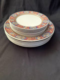 Pier 1 Madurai Dinnerware Set 12pc 6 Dinner Plates 6 Salad Plates