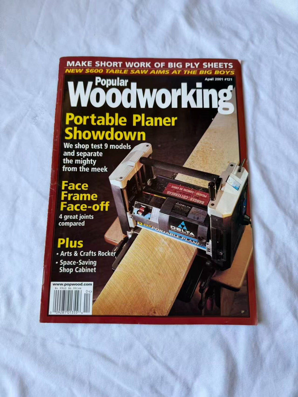 Popular Woodworking Magazine April 2001 Portable Planer Issue