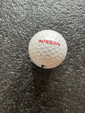 Vintage Nissan Logo Golf Ball Promo Advertising Collectible Mojo #3 White