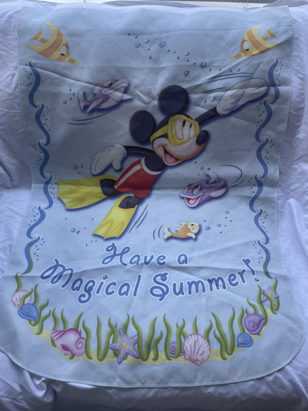 Disney Hamilton Collection Have A Magical Summer Mickey Holiday Flag