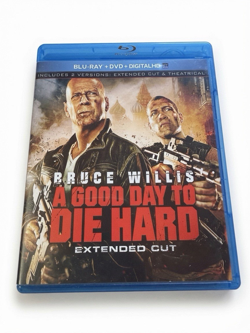 A Good Day to Die Hard Blu-ray DVD Extended Cut Bruce Willis Tested