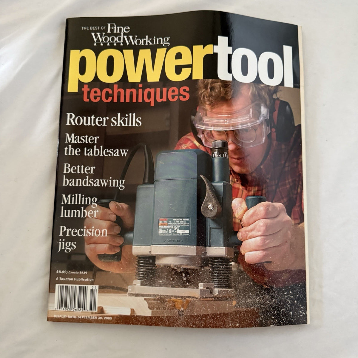 Fine Woodworking Power Tool Techniques Router Tablesaw Bandsaw Guide
