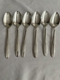 Set of 6 Harmony House Silverplate Teaspoons