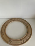 LOT OF 8 Tracks 4" Curved Thomas The Train Wooden Railway Double Sided