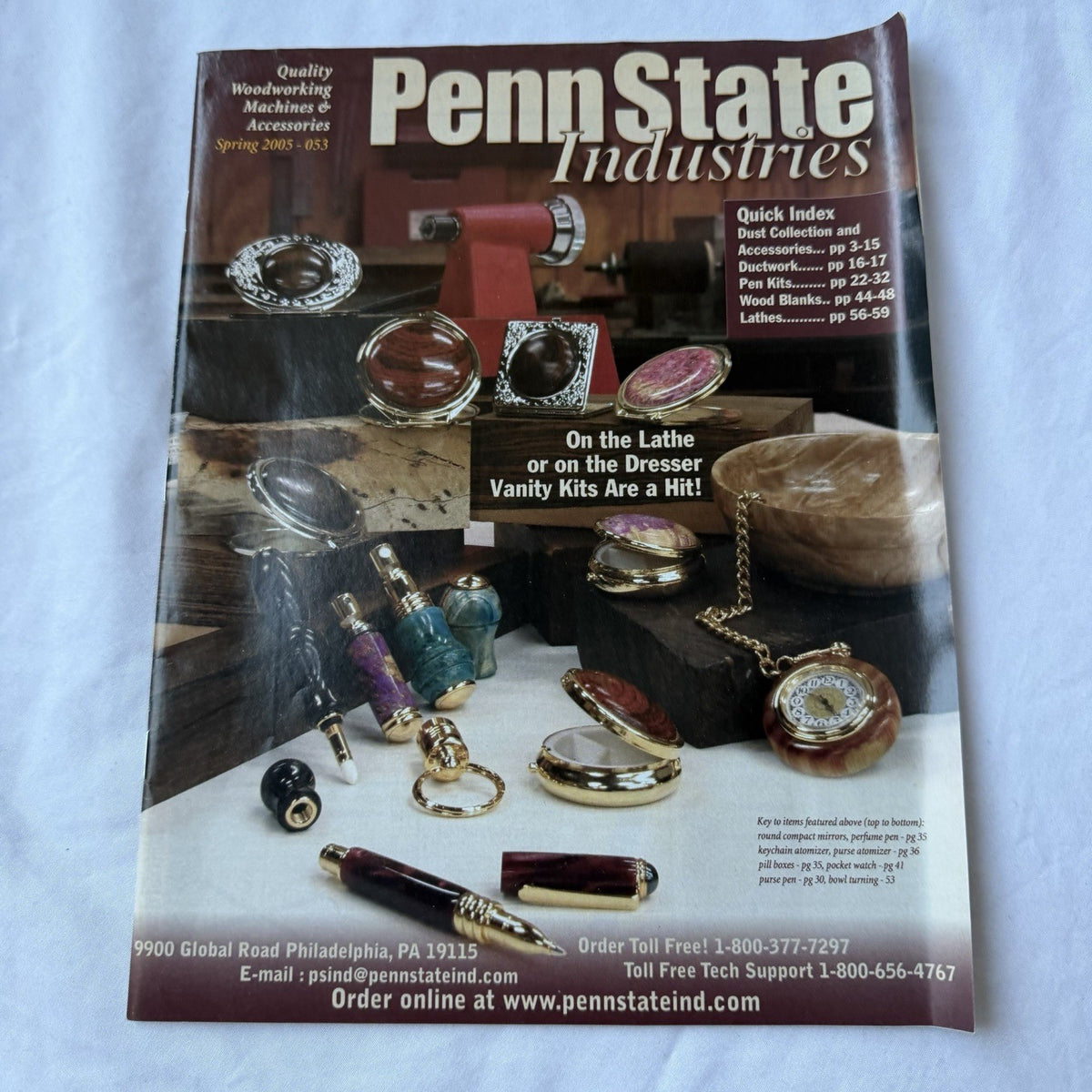 Penn State Industries Catalog Spring 2005 PSI Woodturning Tools