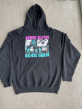 Demon Slayer Hoodie XL Black Anime Graphic Sweatshirt Unisex Tanjiro Nezuko