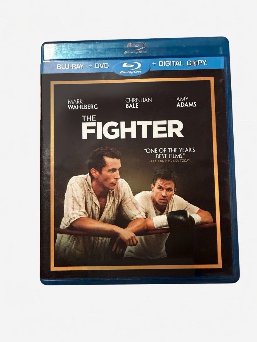 The Fighter Blu-Ray DVD Combo Mark Wahlberg Christian Bale Boxing Drama Movie