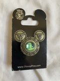 Disney Pin Mickey Mouse Icon Steampunk Green Jeweled Bronze Sculpted Ears - New