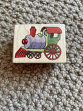Rubber Stampede A2638D Christmas Train Rubber Stamp