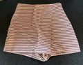 ZARA Women’s Checkered Wrap Skort Pink Black White Size M – Mini Shorts Skirt