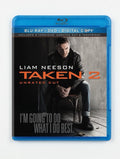 Taken 2 Blu-Ray DVD Combo Liam Neeson Unrated Cut Action Thriller Movie