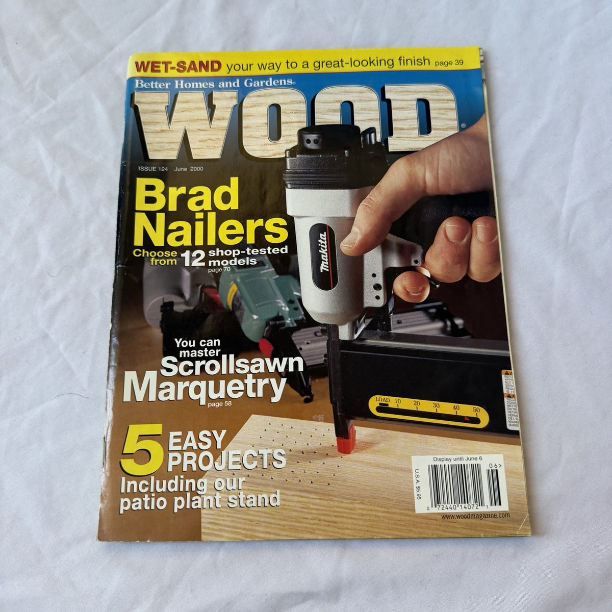 WOOD Magazine June 2000 Issue 124 Woodworking Plans Projects Tools DIY