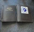 Vintage Jeppesen Airway Airplane Manuals Aeronautical Binder 1 and 2