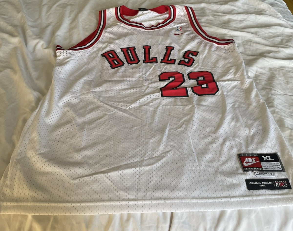 Vintage Nike NBA Chicago Bulls Jersey #23 Michael Jordan XL Flight 8403