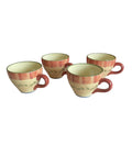 Set of 4 Pfaltzgraff Napoli Jumbo Oversized Coffee Mugs Cups Soup 3¾"Tx4⅝"D