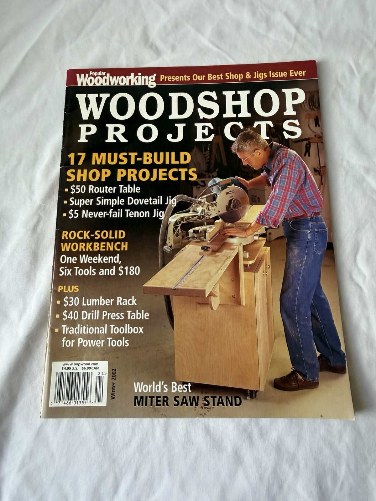 Popular Woodworking Woodshop Projects Winter 2002 17 Shop Builds Magazin