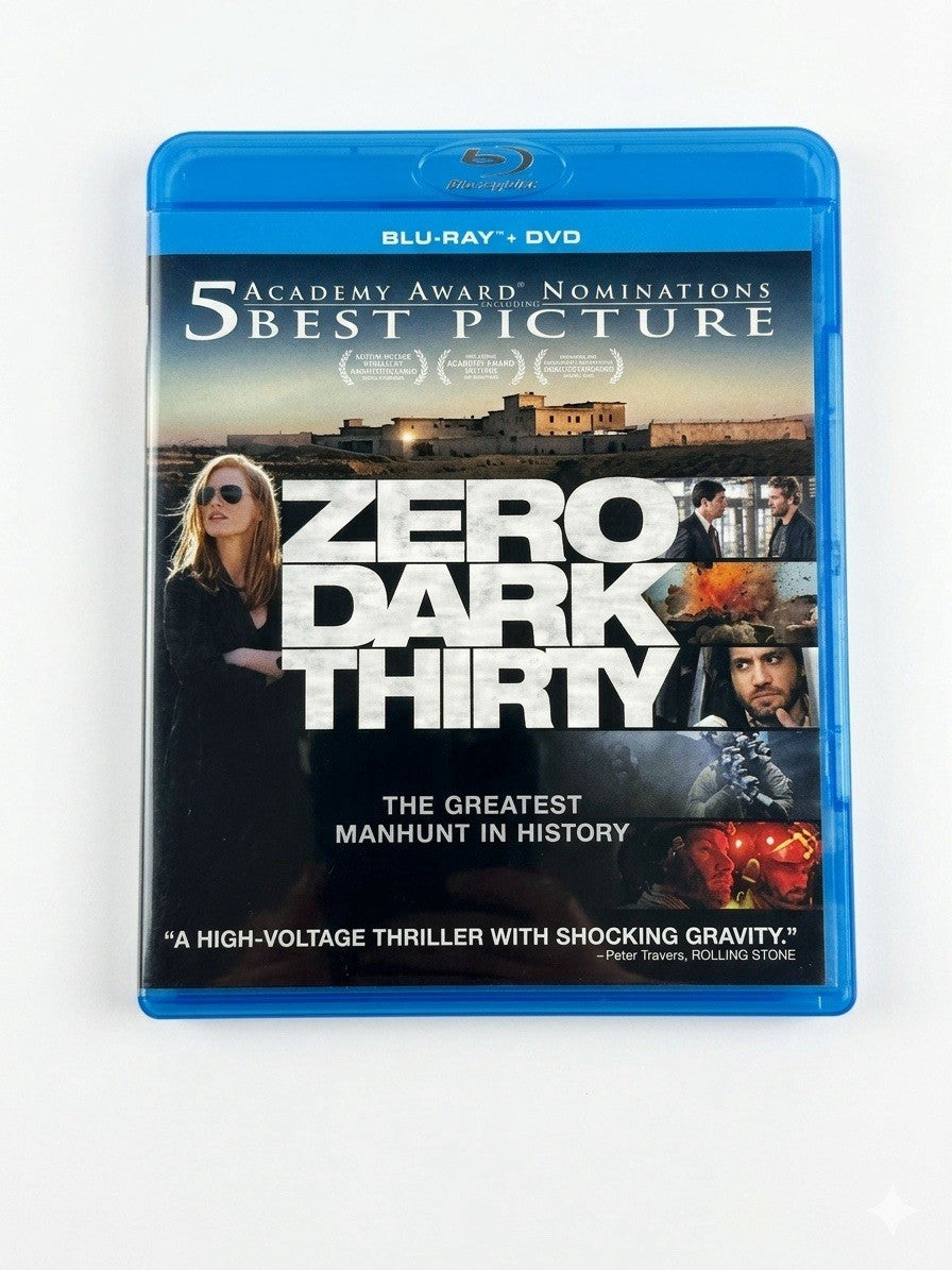 Zero Dark Thirty (Blu-ray, 2012) Jessica Chastain Directed By Kathryn Bigelow