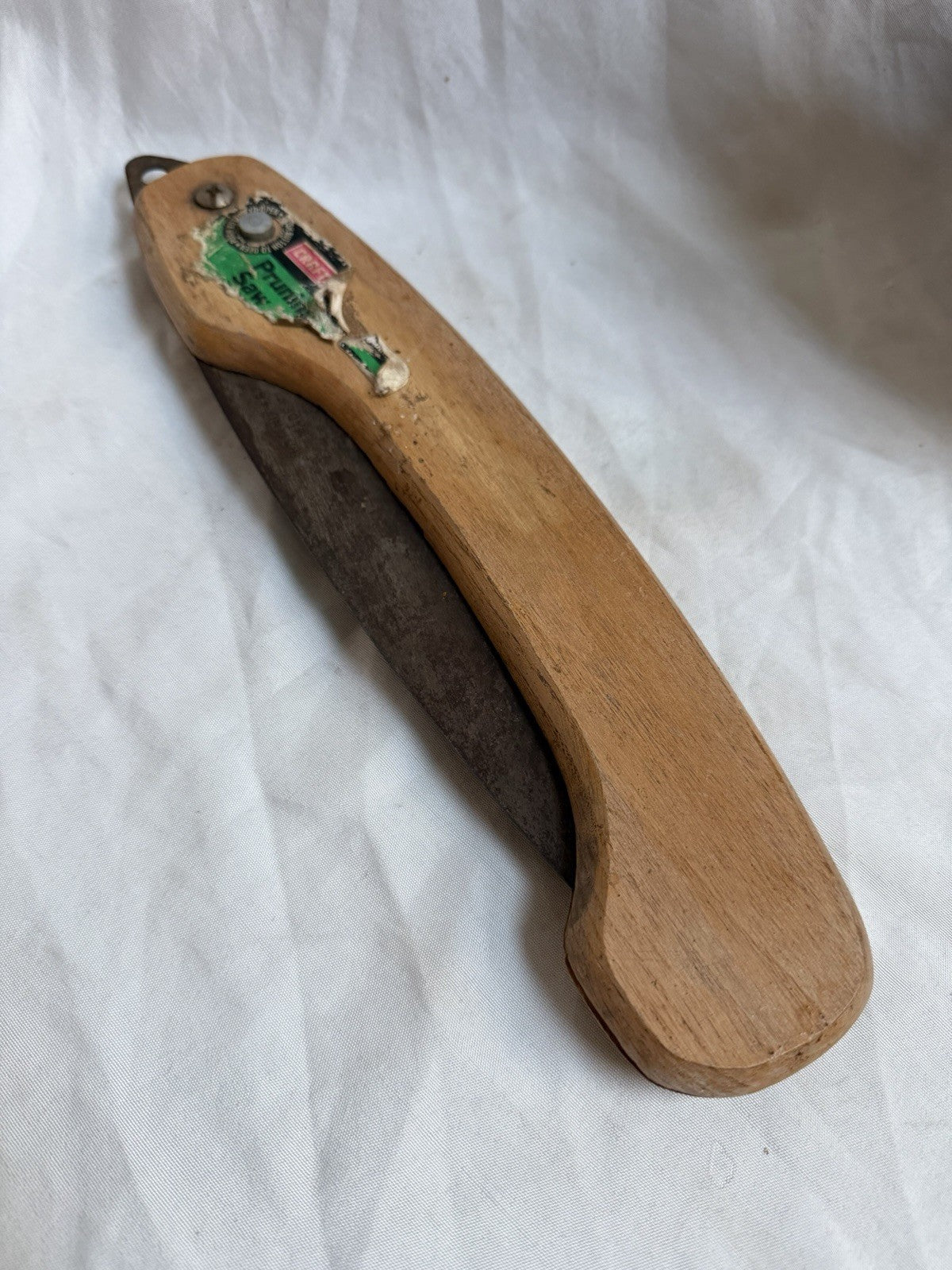 Vintage Craftsman Folding Pruning Saw Wood Handle 10” Blade USA Sears D71-M8302