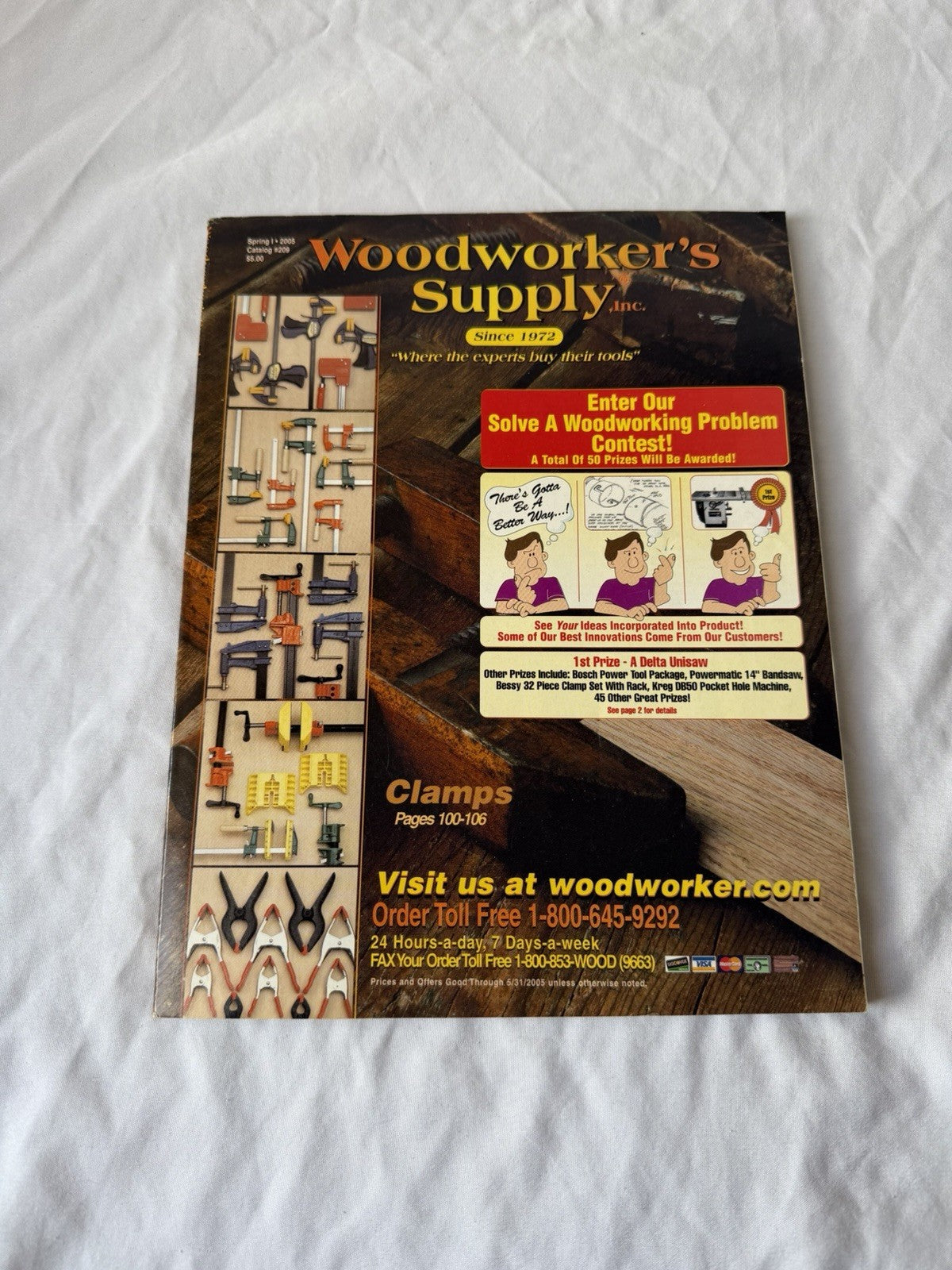 Woodworker’s Supply Spring 2005 Catalog 209 Woodworking Tools Clamps