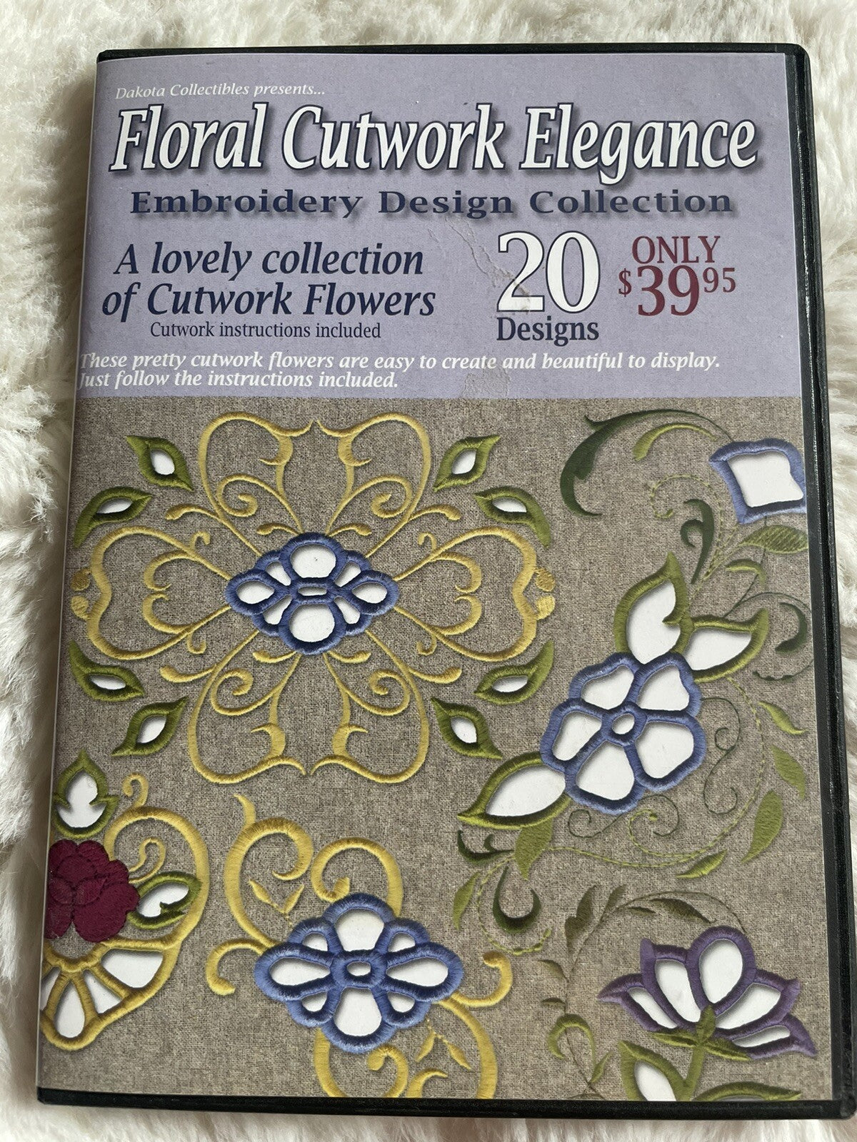 Dakota Collectibles Embroidery CDFloral Cutwork Elegance