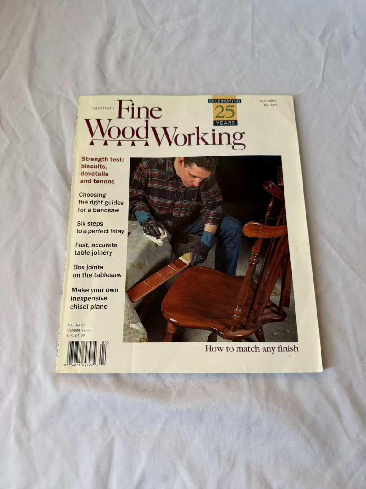 Fine Woodworking Magazine April 2001 No. 148 25th Anniversary Issue