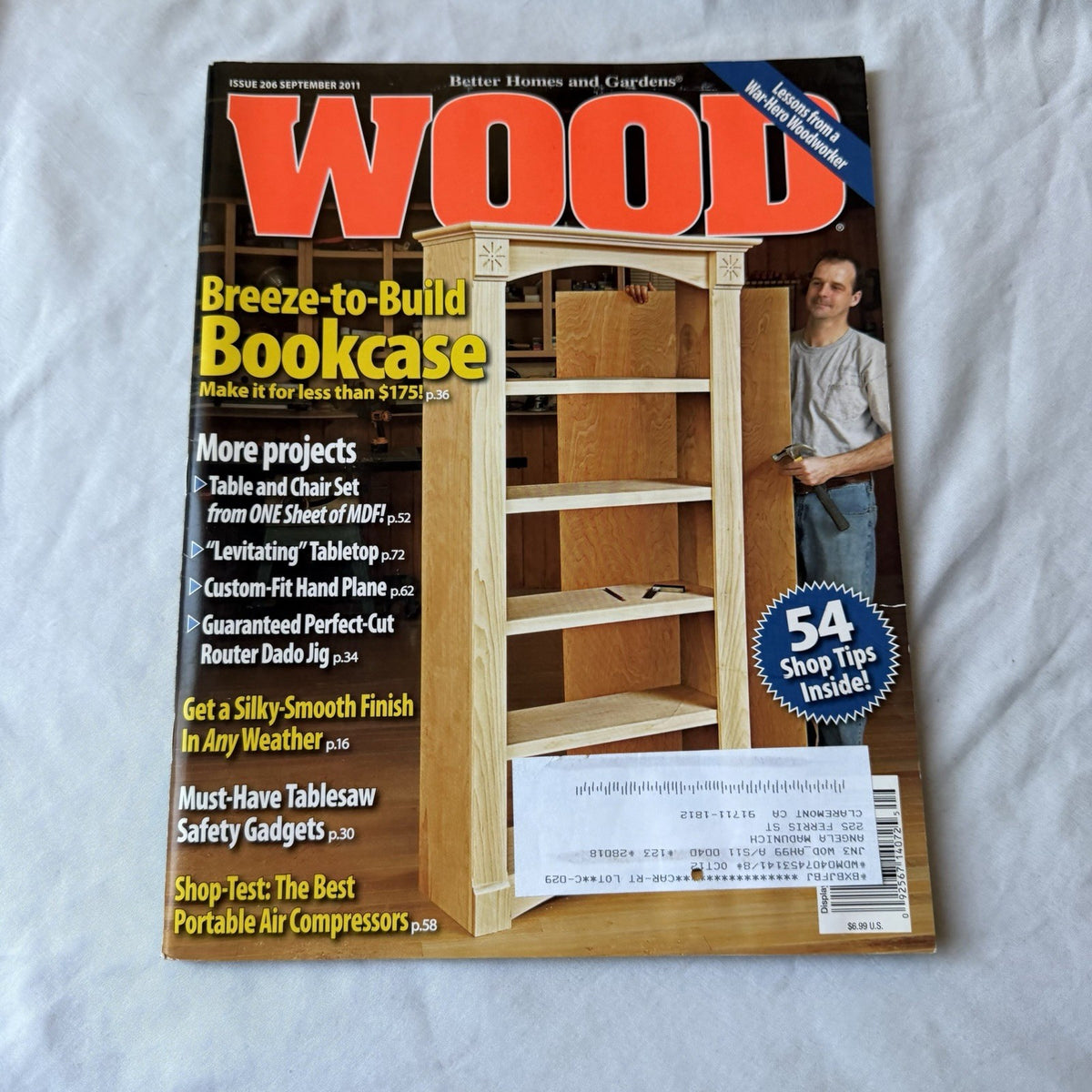 WOOD Magazine Sept 2011 Issue 206 Woodworking Projects Bookcase Pla
