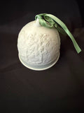 Lladro Porcelain Christmas Bell Ornament 1992 Collectors Society Spaint