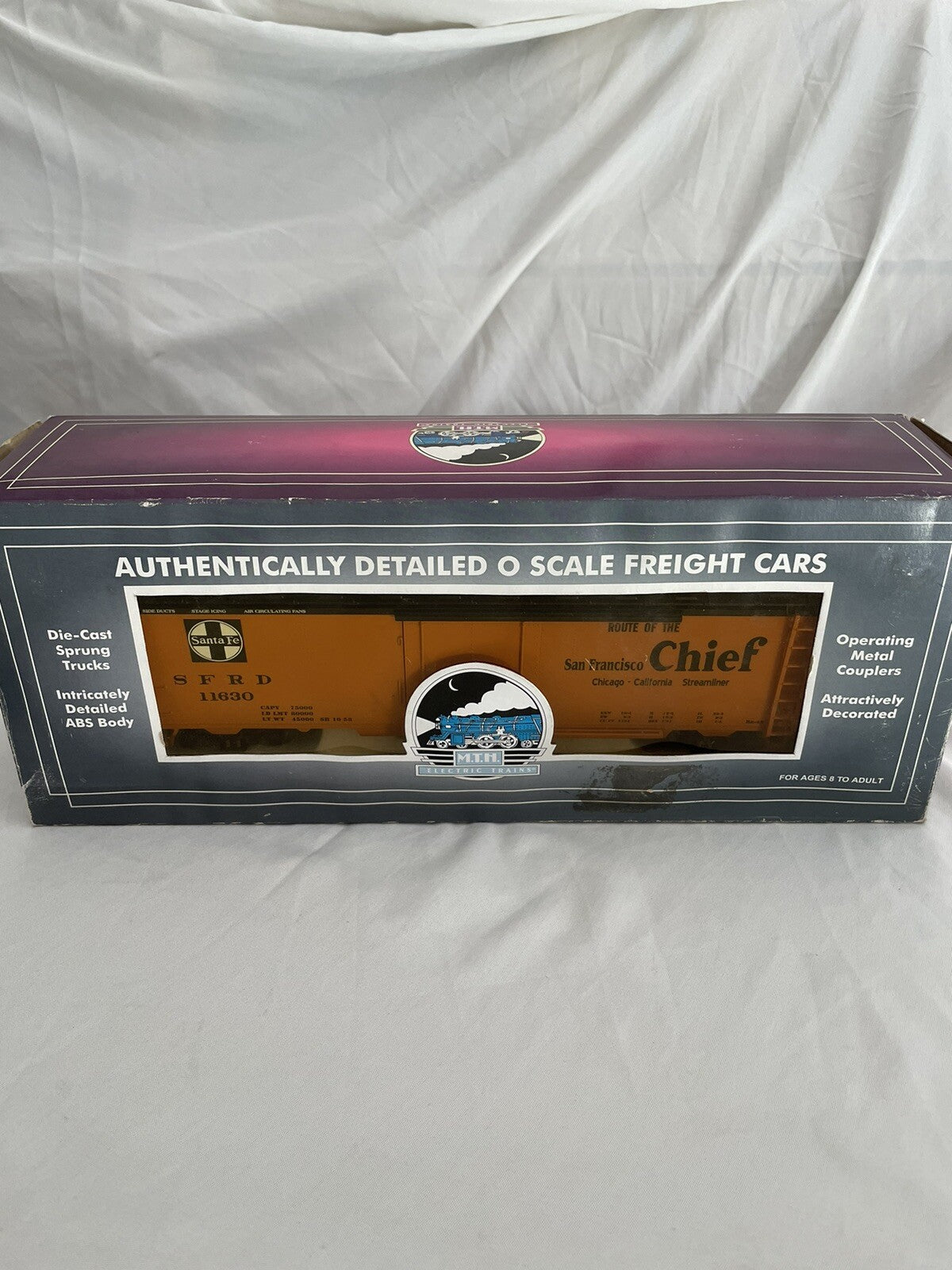 MTH 20-94018 O Gauge Santa Fe Reefer Car #11634
