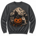 4pcs Spooky Vibes Pumpkin Ghost 10" DTF Transfer Halloween Boo Mug Graphic