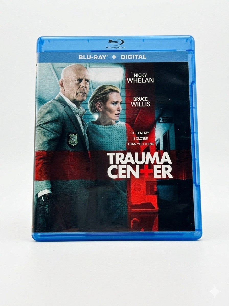 Trauma Center Blu-Ray + Digital Bruce Willis Nicky Whelan Action Movie 2019