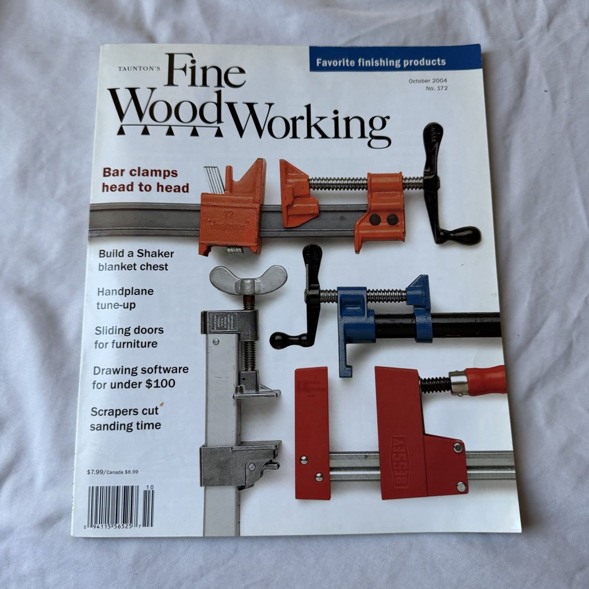 Fine Woodworking Magazine Oct 2004 No 172 Shaker Blanket Chest Handplane CAD
