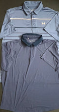 Lot of 2 Under Armour HeatGear Golf Polos Men’s XL Loose Fit