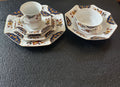 Mikasa Fine China Far East L6104 Japan 90-Piece Set – Floral Octagon Plates Bowl