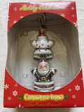 Christopher Radko Star Shaped Double Santa's Dangling Christmas Ornament