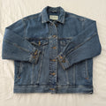 Eddie Bauer Women’s Denim Jacket S/P Blue Jean Trucker Jacket 100% Cotton