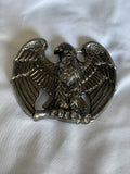 Vintage Avon American Eagle Patriotic Pewter Belt Buckle 2.5”